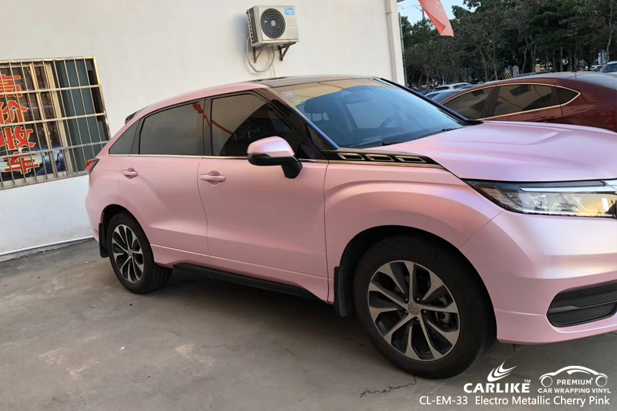 CL-EM-33 electro metallic cherry pink motorcycle car wrap film for HONDA Federal Territory Malaysia