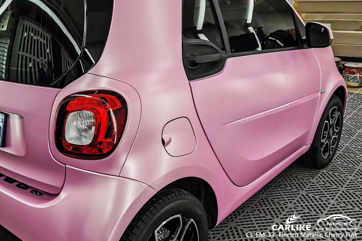 CL-EM-33 electro metallic cherry pink car wrap film for SMART Hauts-de-France France