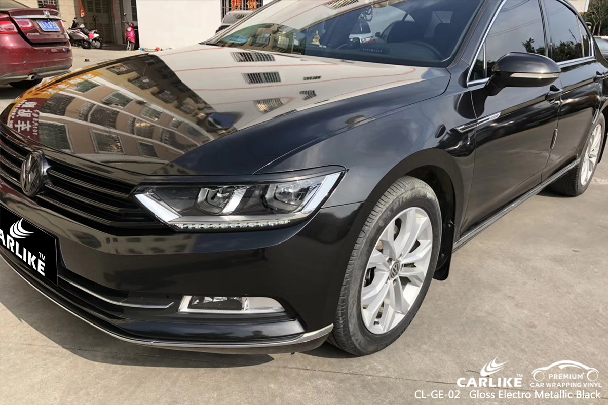 CL-GE-02 gloss electro metallic black car foil for VOLKSWAGEN Free State South Africa