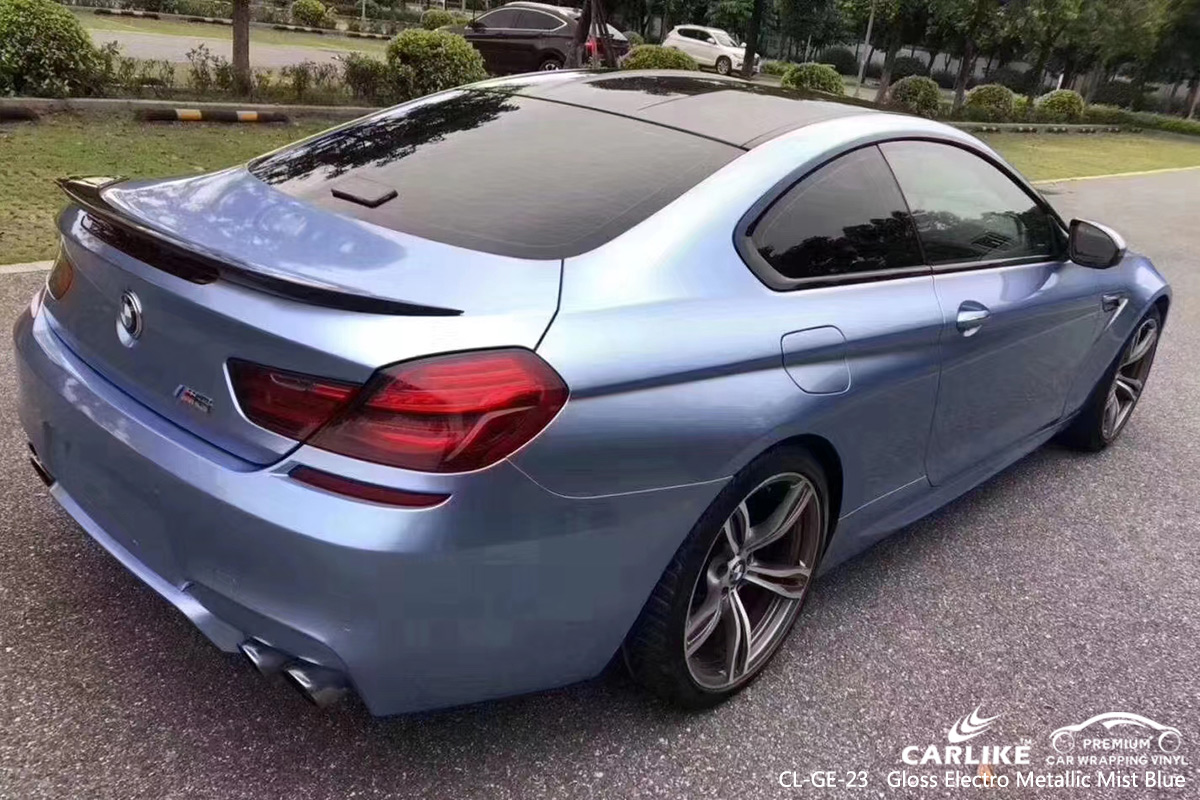 CL-GE-23 gloss electro metallic mist blue tpu ppf film for BMW Bartin Turkey