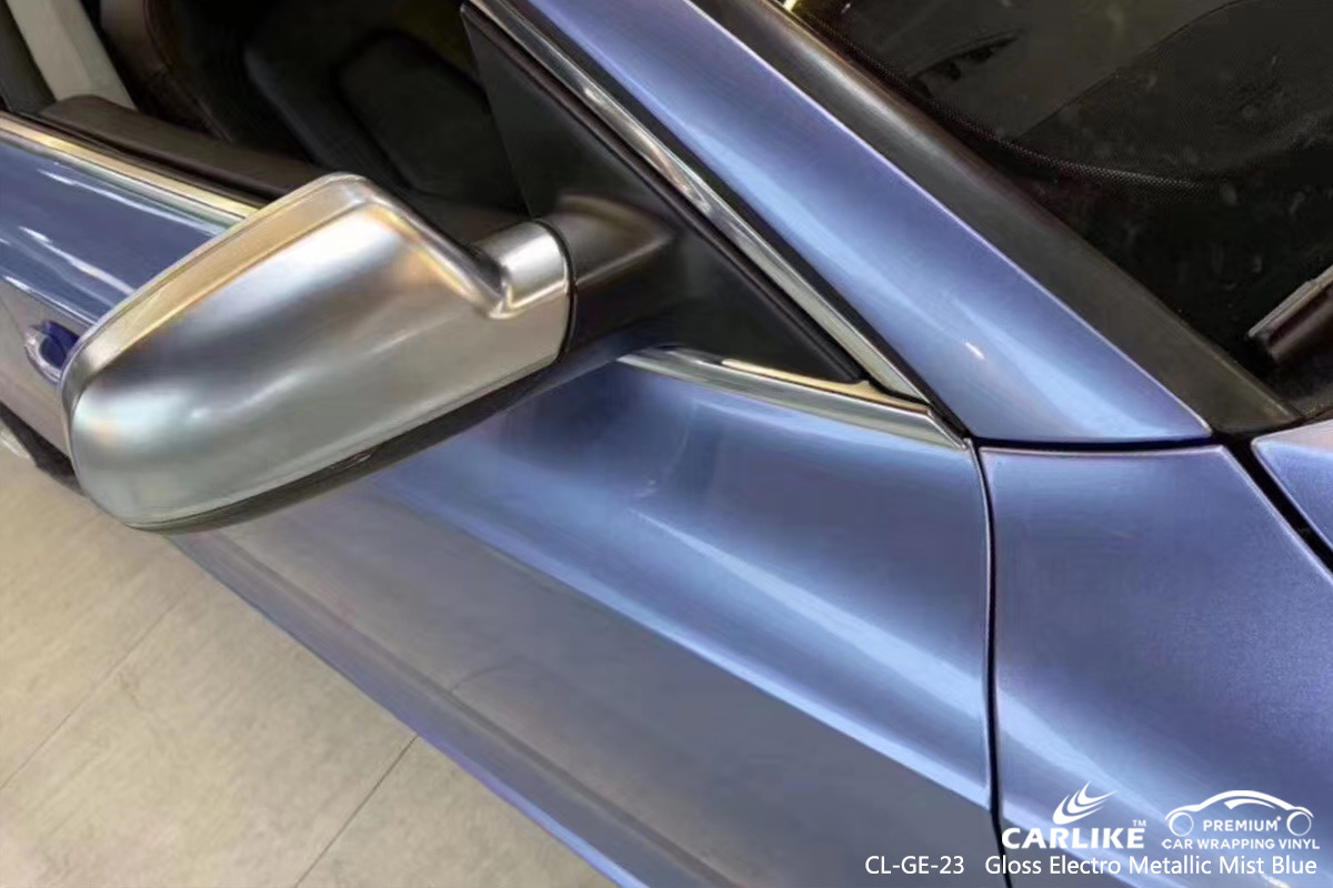 CL-GE-23 gloss electro metallic mist blue tpu ppf film for BMW Bartin Turkey
