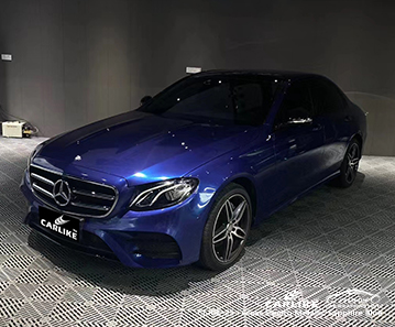 CL-GE-25 gloss electro metallic sapphire blue vinyl wrap gloss for MERCEDES-BENZ