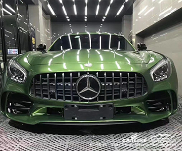 Автомобильная оклейка CL-GE-31 Gloss electro metallic mamba green для MERCEDES-BENZ Parana Brazil