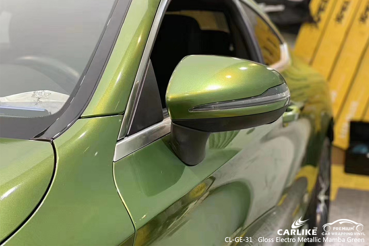CL-GE-31 gloss electro metallic mamba green vinyl wrapping for MERCEDES-BENZ Northern Cape South Africa