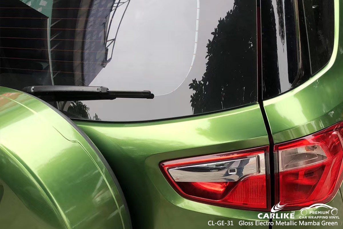 CL-GE-31 gloss electro metallic mamba green wrap car black matt for FORD Tennessee United States
