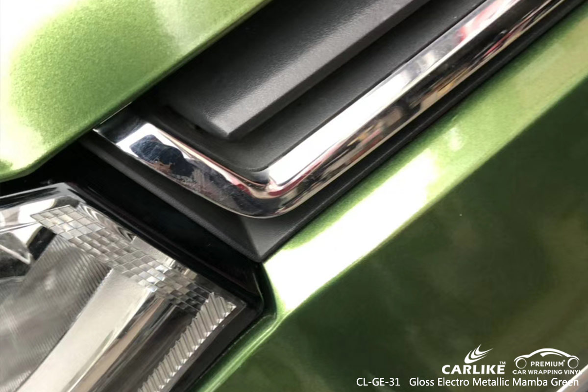 CL-GE-31 gloss electro metallic mamba green wrap car black matt for FORD Tennessee United States
