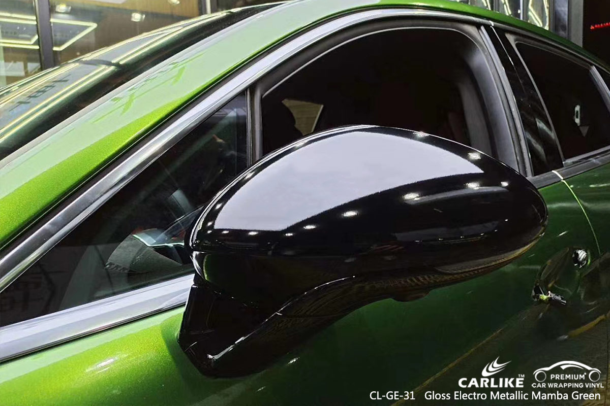 CL-GE-31 gloss electro metallic mamba green vehicle wrapping for MERCEDES-BENZ Parana Brazil