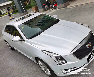 CL-IL-02 yanardöner lazer beyaz vinil arabamı CADILLAC Idaho için sarın Amerika Birleşik Devletleri