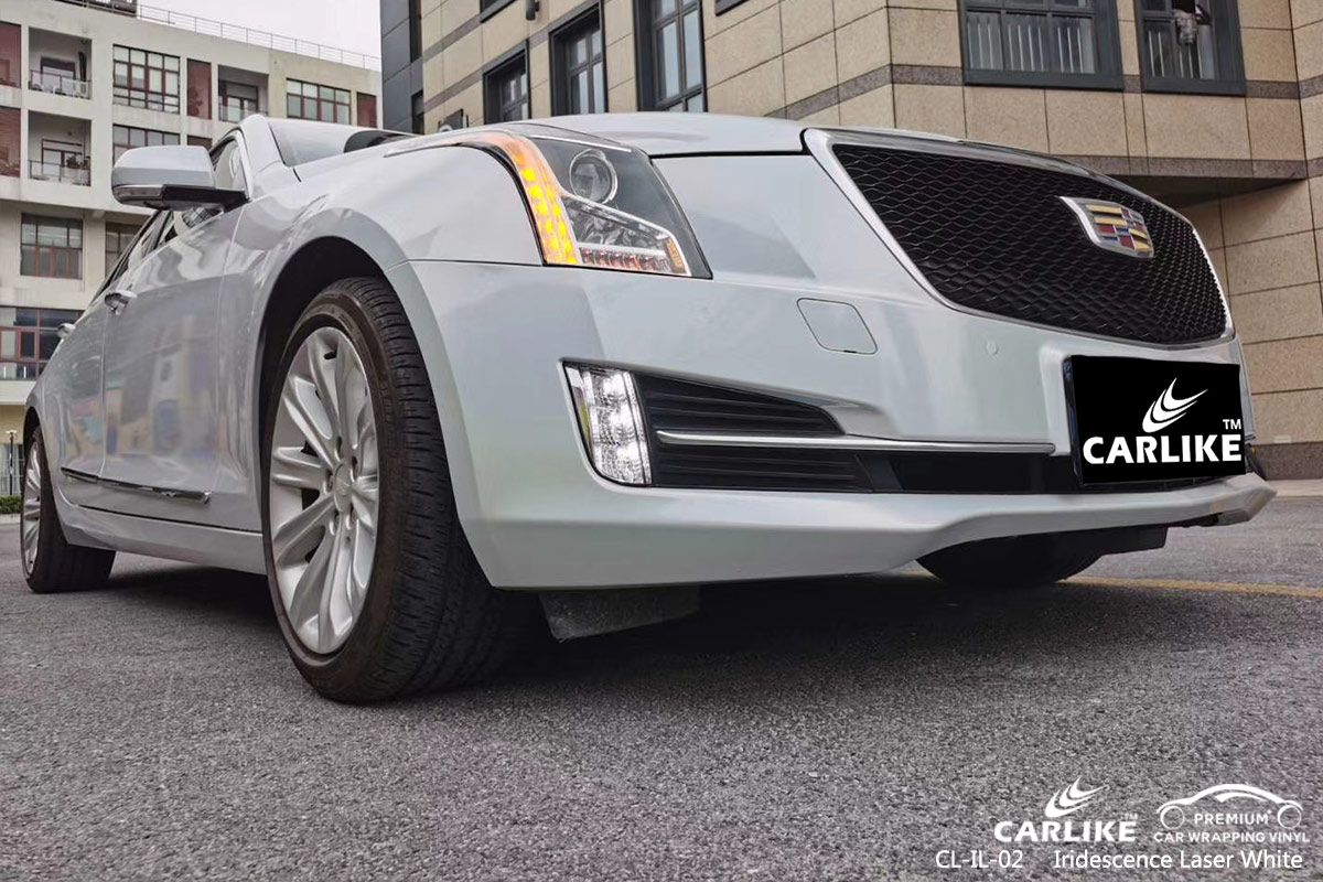 CL-IL-02 iridescence laser white vinyl wrap my car for CADILLAC Idaho United States