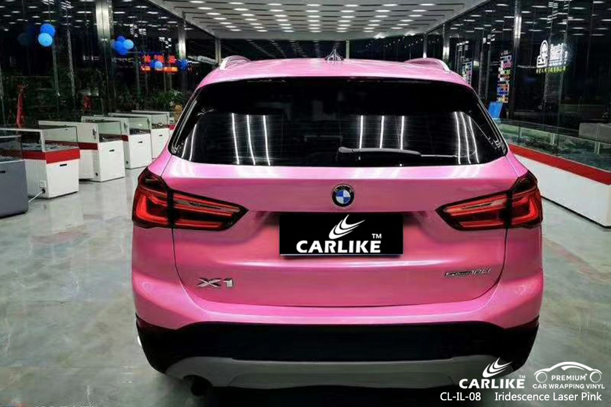 CL-IL-08 iridescence laser pink body wrap car supplier for BMW Tallahassee United States