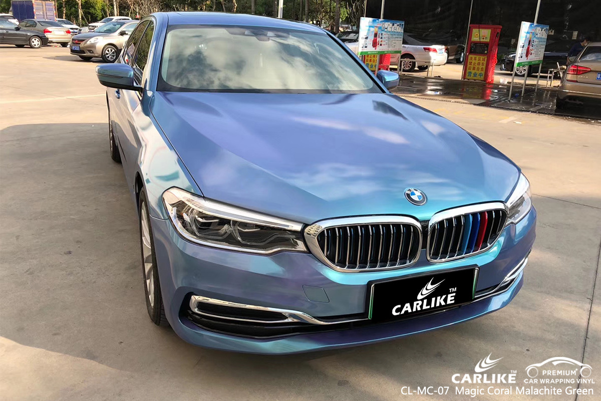 CL-MC-07 magic coral malachite green car wrap gloss for BMW Johor Malaysia