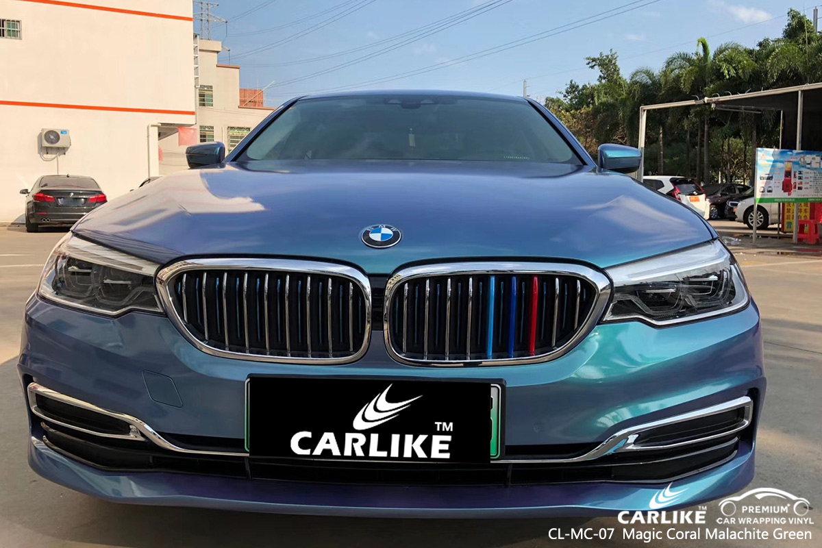 CL-MC-07 magic coral malachite green car wrap gloss for BMW Johor Malaysia