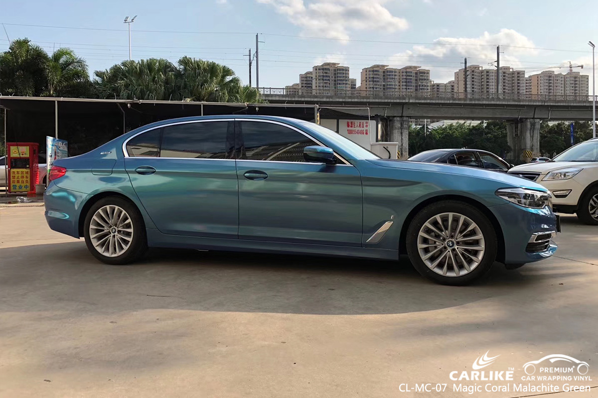 CL-MC-07 magic coral malachite green car wrap gloss for BMW Johor Malaysia
