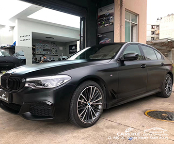 BMW Missouri için CL-MS-01 süper mat saten siyah otomobil ppf filmi Amerika Birleşik Devletleri