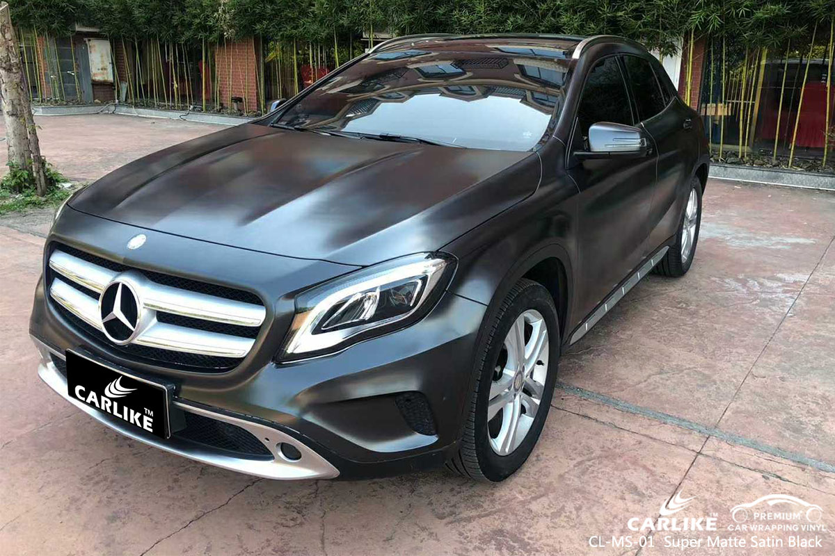 CL-MS-01 super matte satin black tpu ppf film for MERCEDES-BENZ Flevoland Netherlands