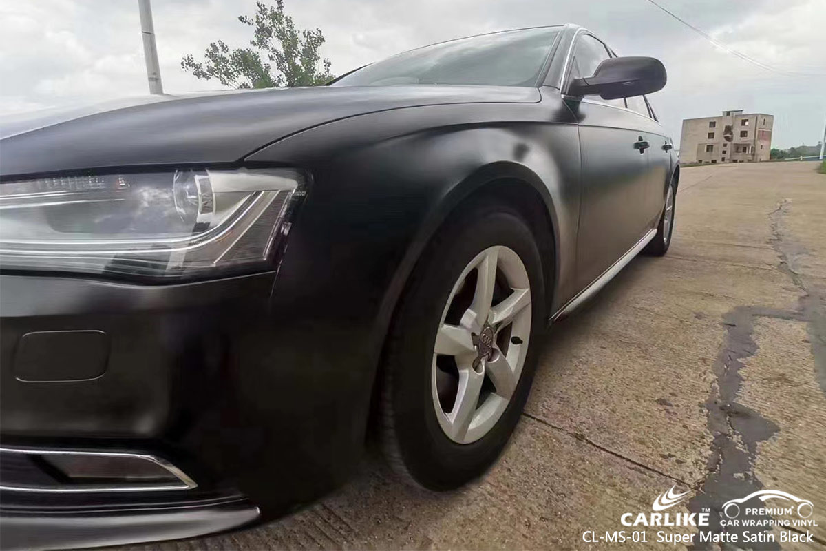 CL-MS-01 super matte satin black car wrap film for AUDI Wisconsin United States