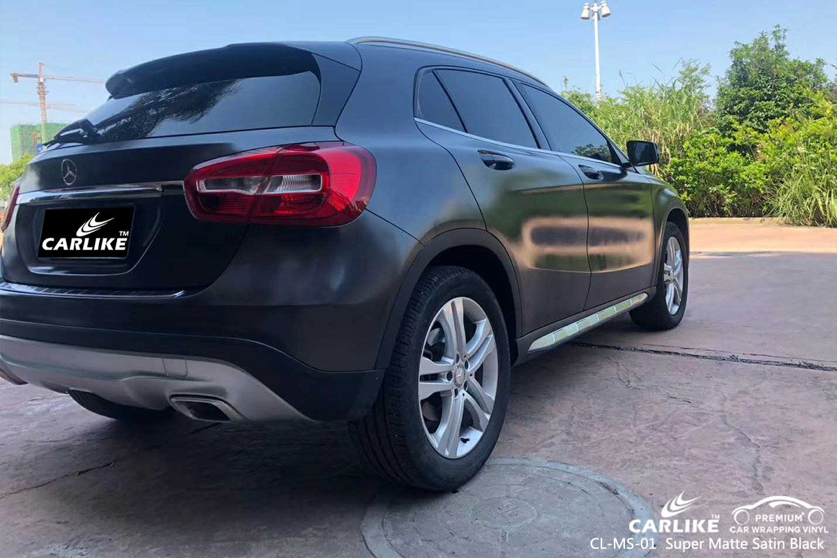 CL-MS-01 super matte satin black tpu ppf film for MERCEDES-BENZ Flevoland Netherlands