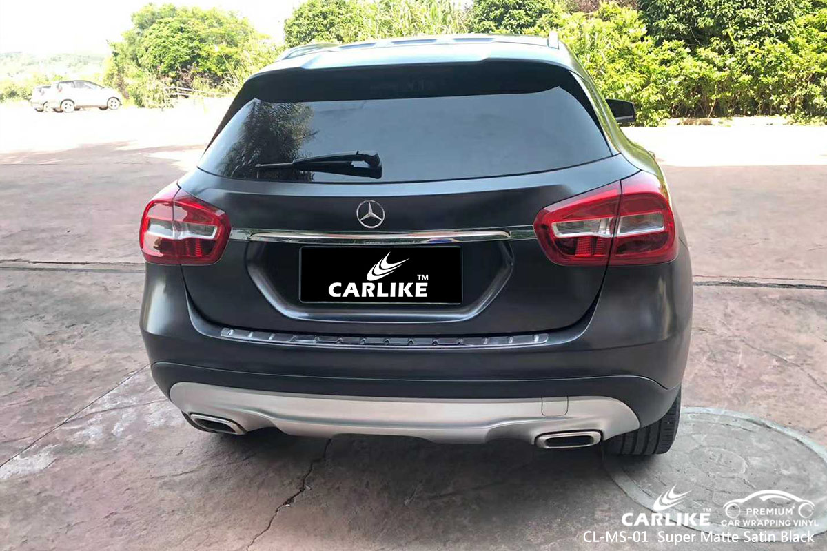 CL-MS-01 super matte satin black tpu ppf film for MERCEDES-BENZ Flevoland Netherlands