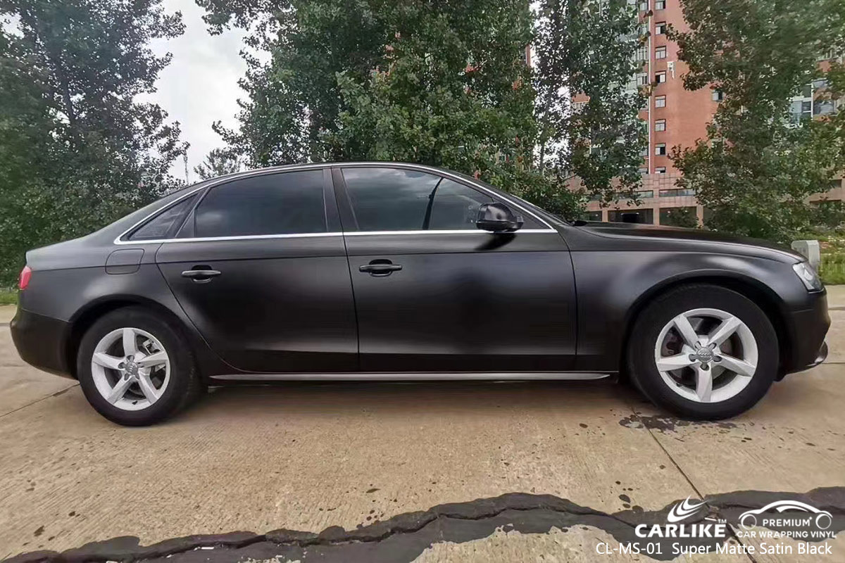 CL-MS-01 super matte satin black car wrap film for AUDI Wisconsin United States