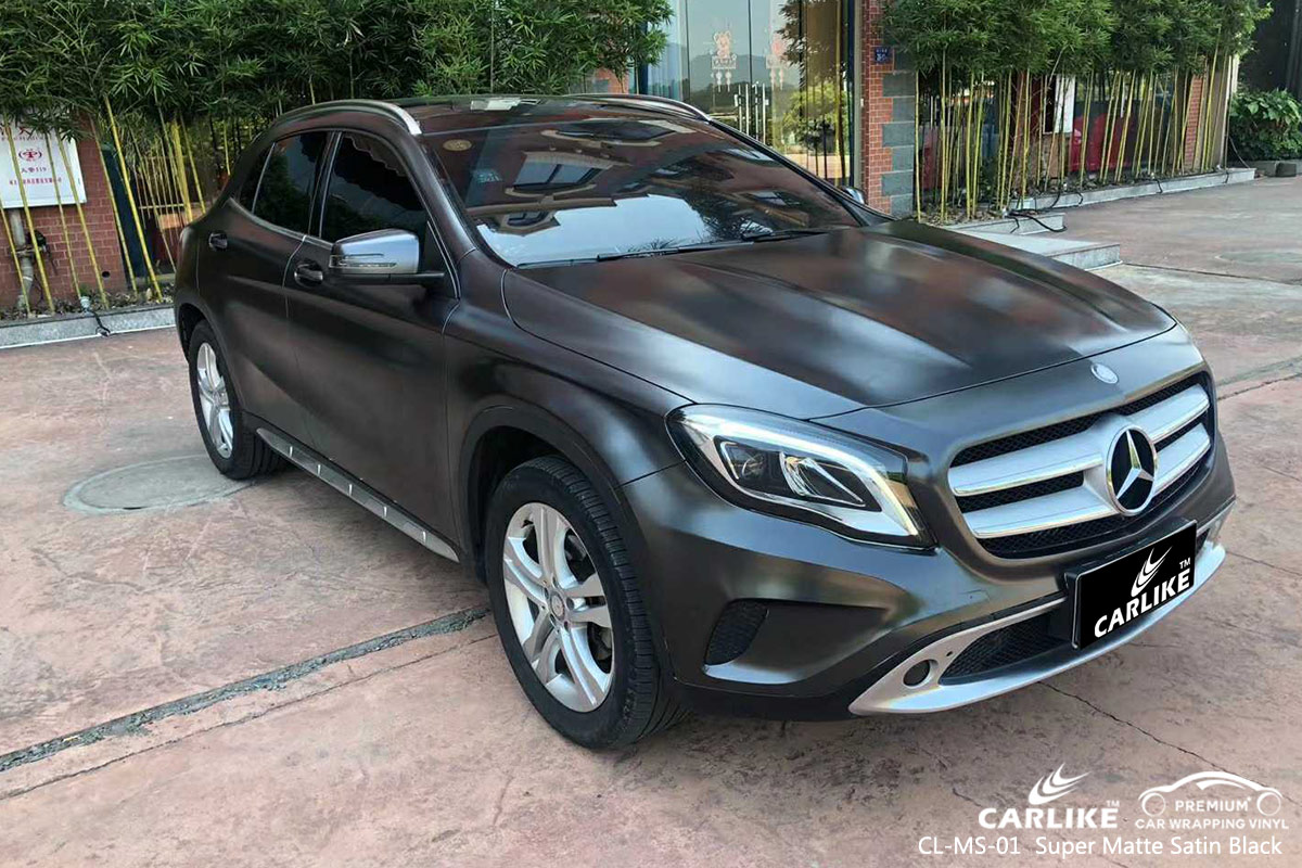CL-MS-01 super matte satin black tpu ppf film for MERCEDES-BENZ Flevoland Netherlands