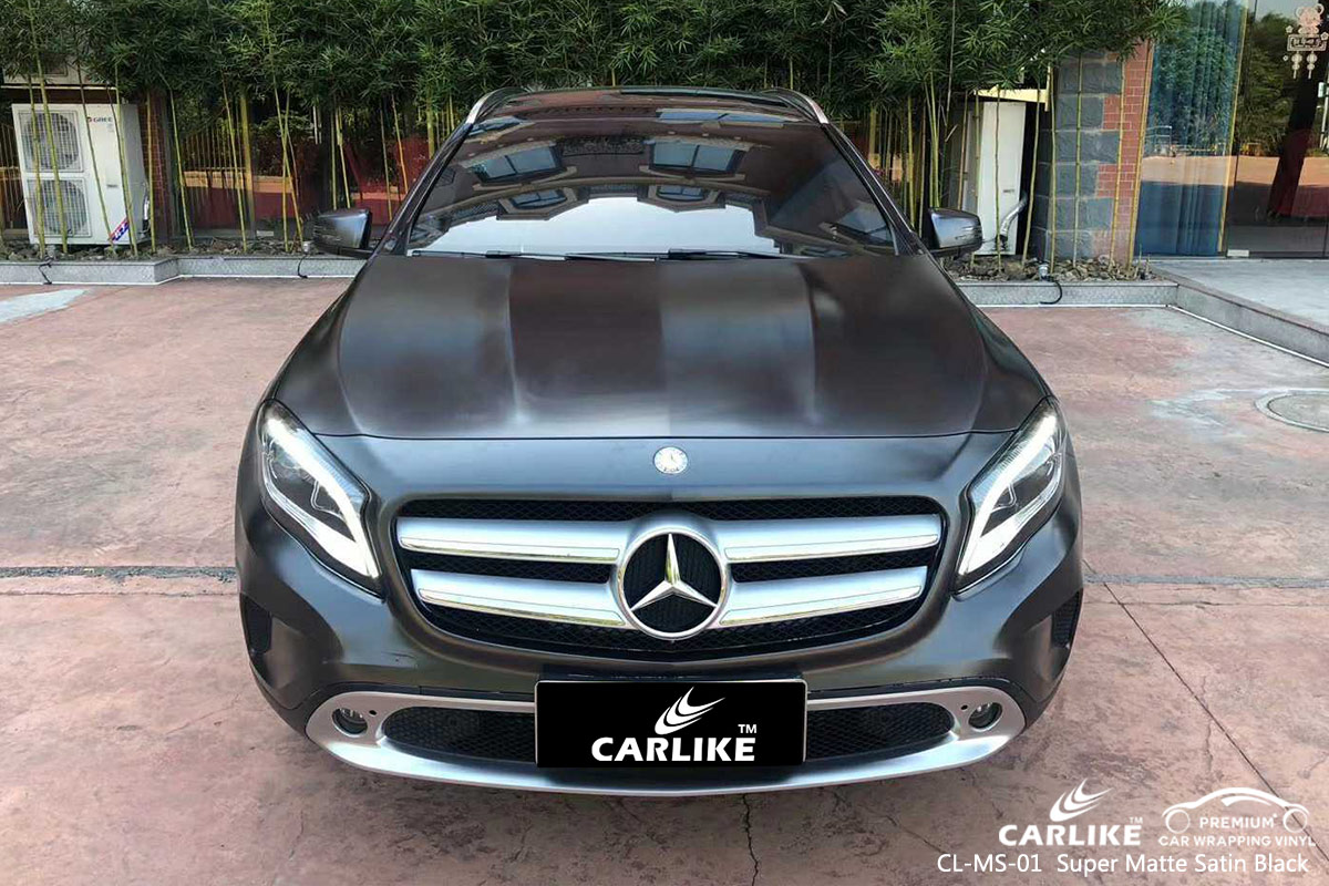 CL-MS-01 super matte satin black tpu ppf film for MERCEDES-BENZ Flevoland Netherlands