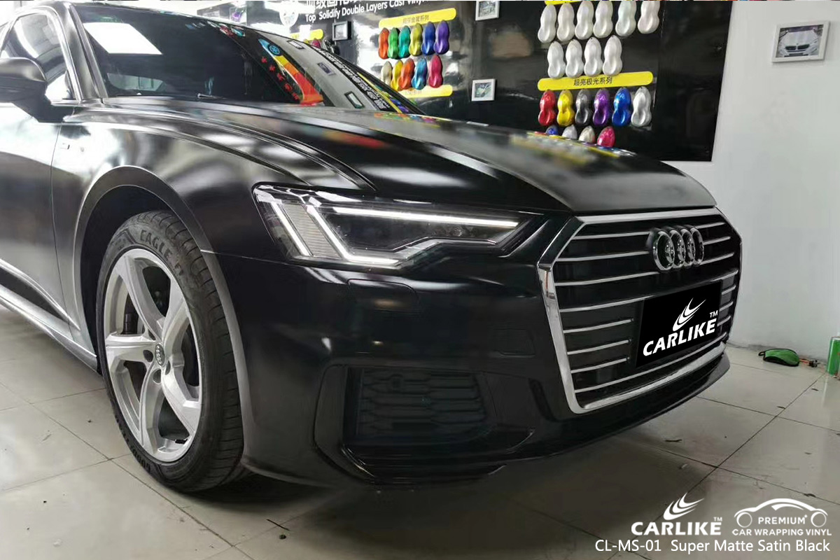 Cl Ms 01 Envoltura De Coche Negro Super Mate Satinado Para Audi Labuan Territorio Federal Malasia Sino Vinyl
