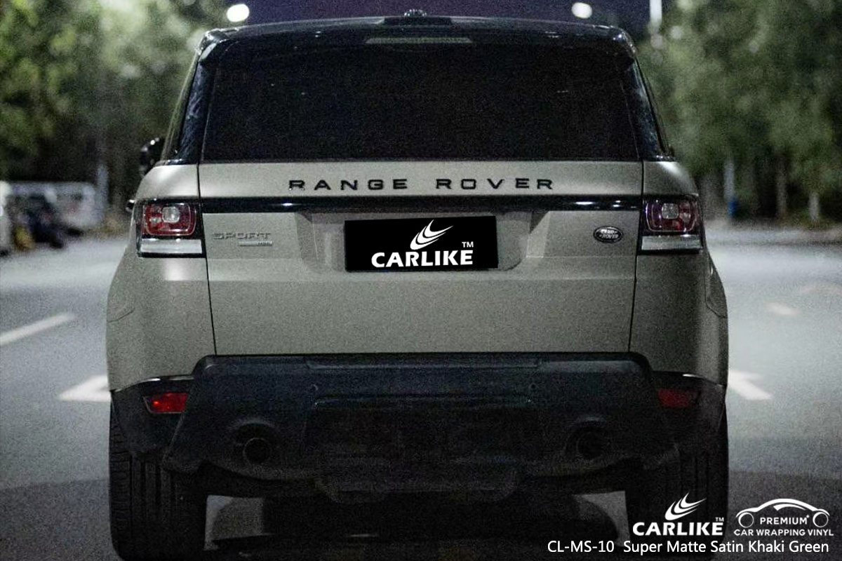 CL-MS-10 super matte satin khaki green wrap car black matt for RANGE ROVER Nebraska United States