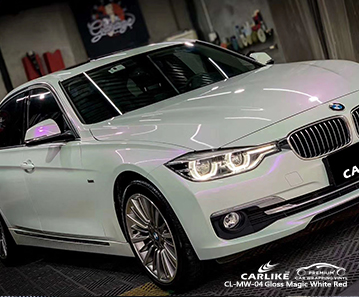CL-MW-04 لامع أبيض سحري لتغليف السيارة الأحمر لسيارات BMW ساكسونيا ألمانيا