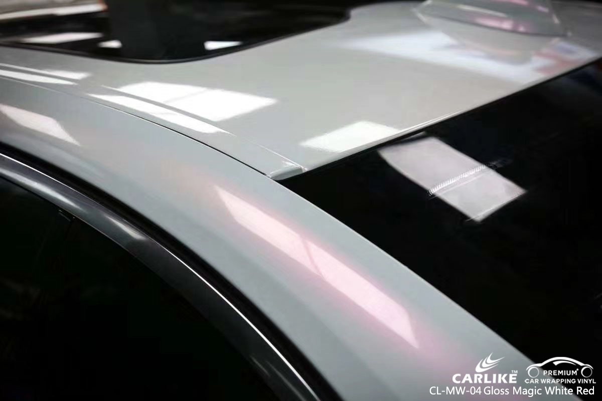 CL-MW-04 gloss magic white to red ppf film for BMW Lower Saxony Germany