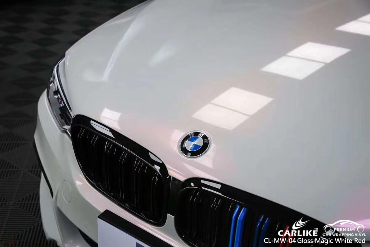 CL-MW-04 gloss magic white to red ppf film for BMW Lower Saxony Germany
