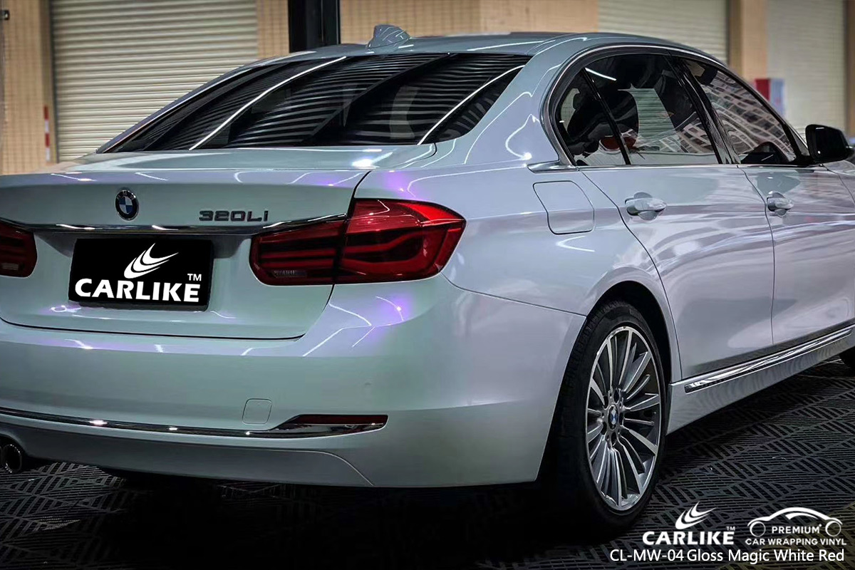 CL-MW-04 gloss magic white to red ppf film for BMW Lower Saxony Germany