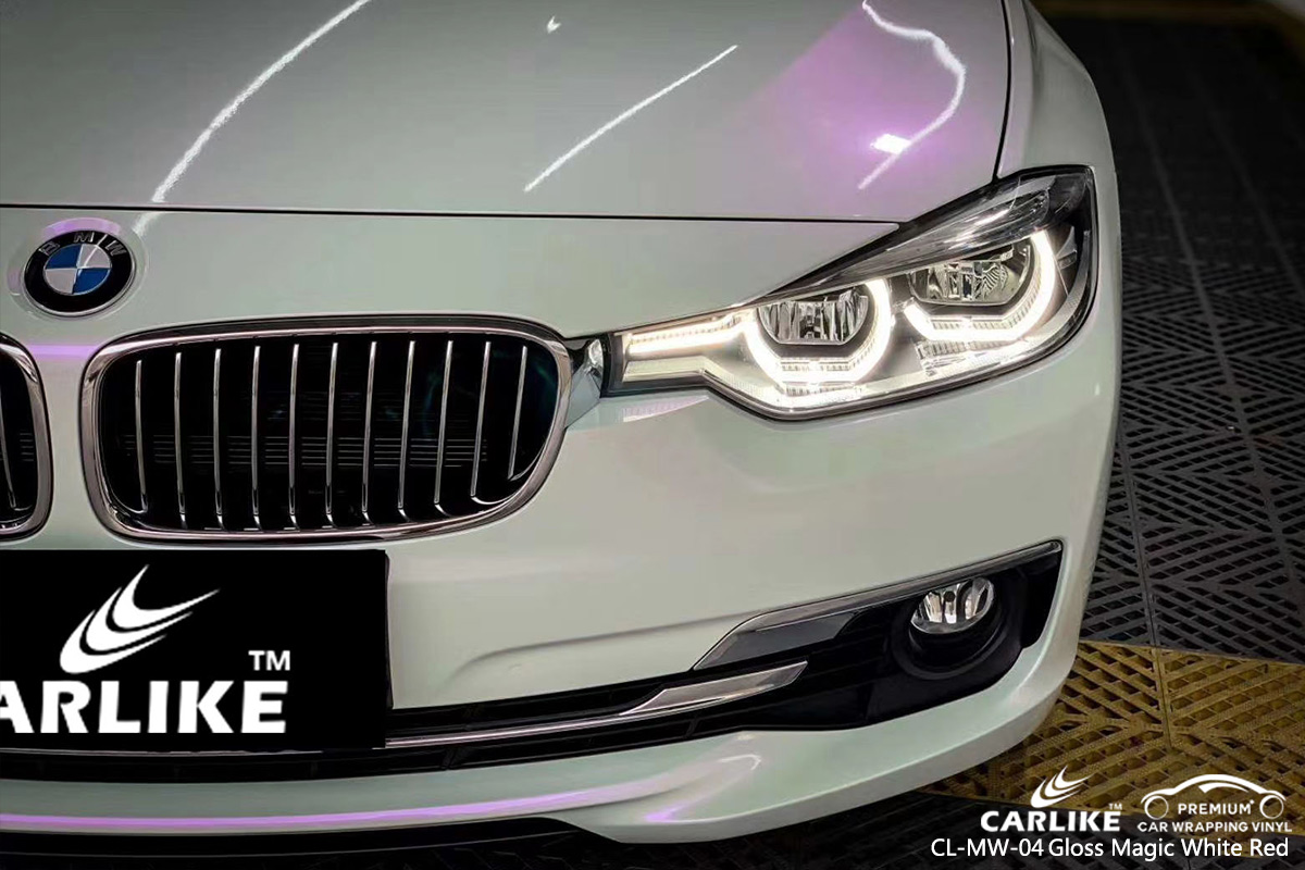 CL-MW-04 gloss magic white to red ppf film for BMW Lower Saxony Germany