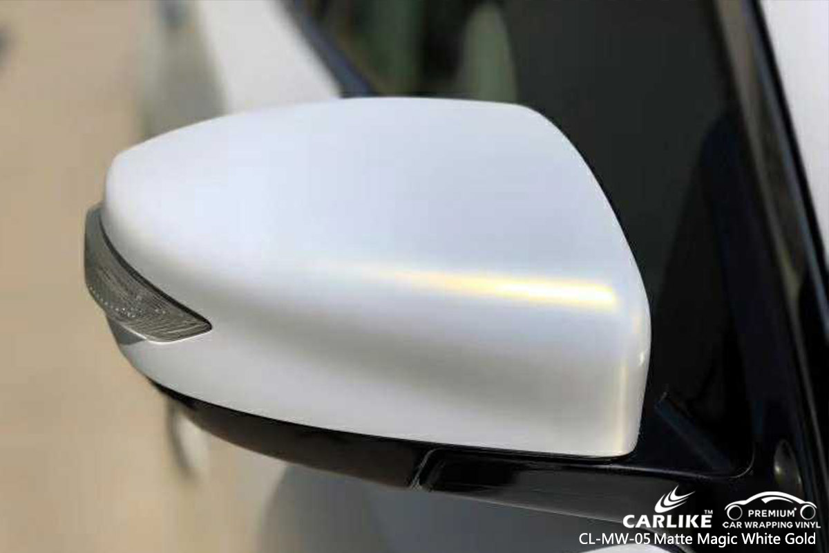 CL-MW-05 matte magic white to gold ppf film for NISSAN Overijssel Netherlands