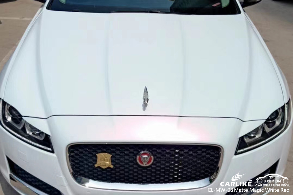 CL-MW-08 matte magic white to red protective vinyl for cars for JAGUAR Terengganu Malaysia