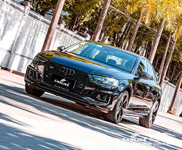 AUDI Montana Amerika Birleşik Devletleri için CL-SV-01 süper parlak kristal siyah vinil filmler