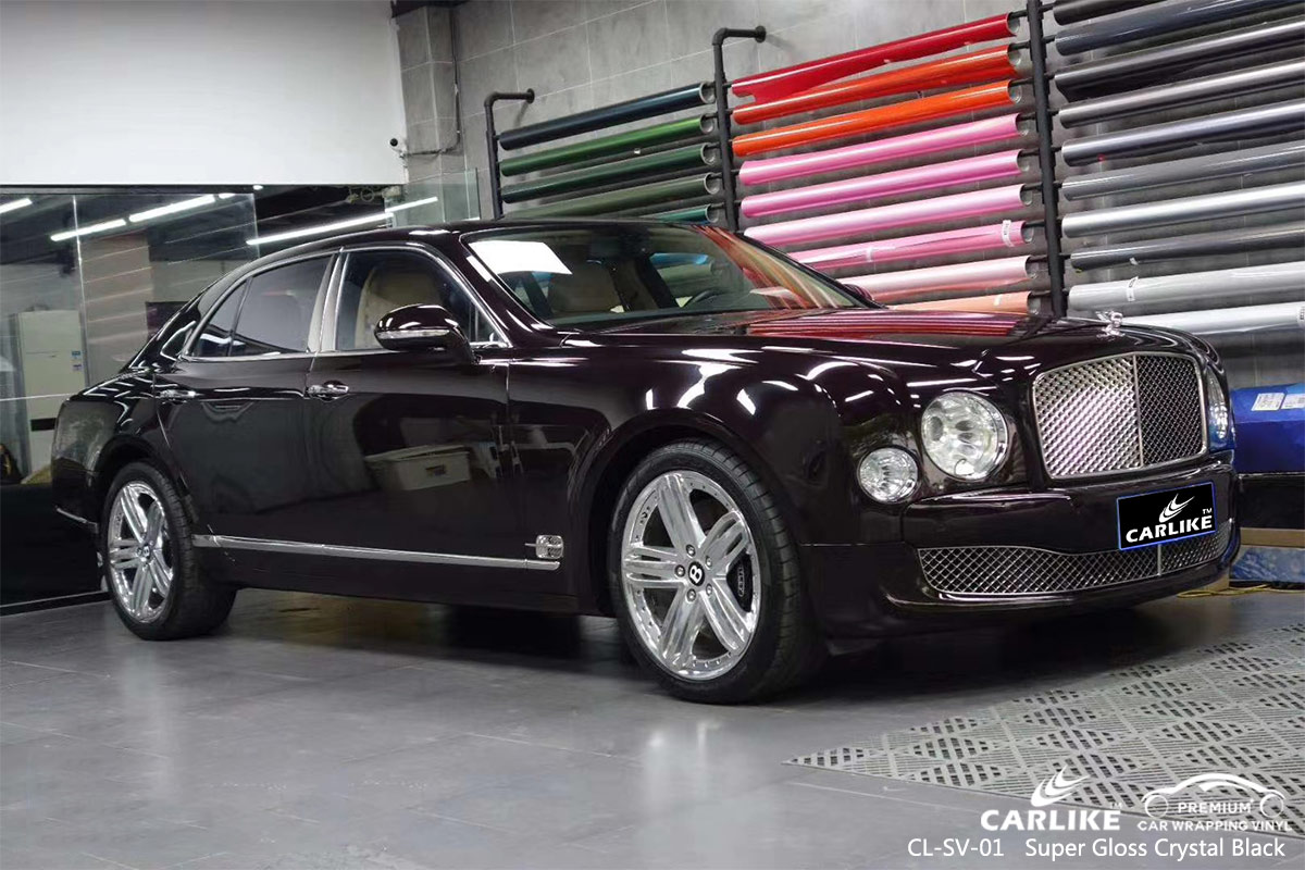 CL-SV-01 super gloss crystal black vinyl films for BENTLEY Indiana United States