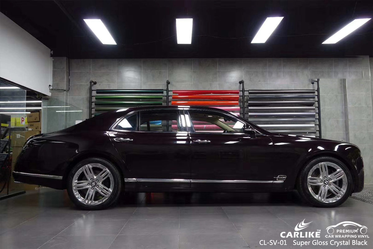 CL-SV-01 super gloss crystal black vinyl films for BENTLEY Indiana United States