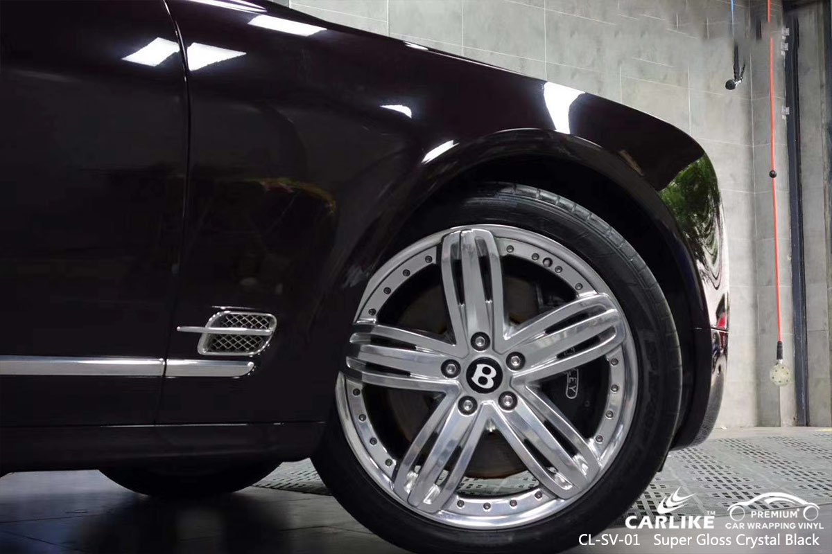 CL-SV-01 super gloss crystal black vinyl films for BENTLEY Indiana United States
