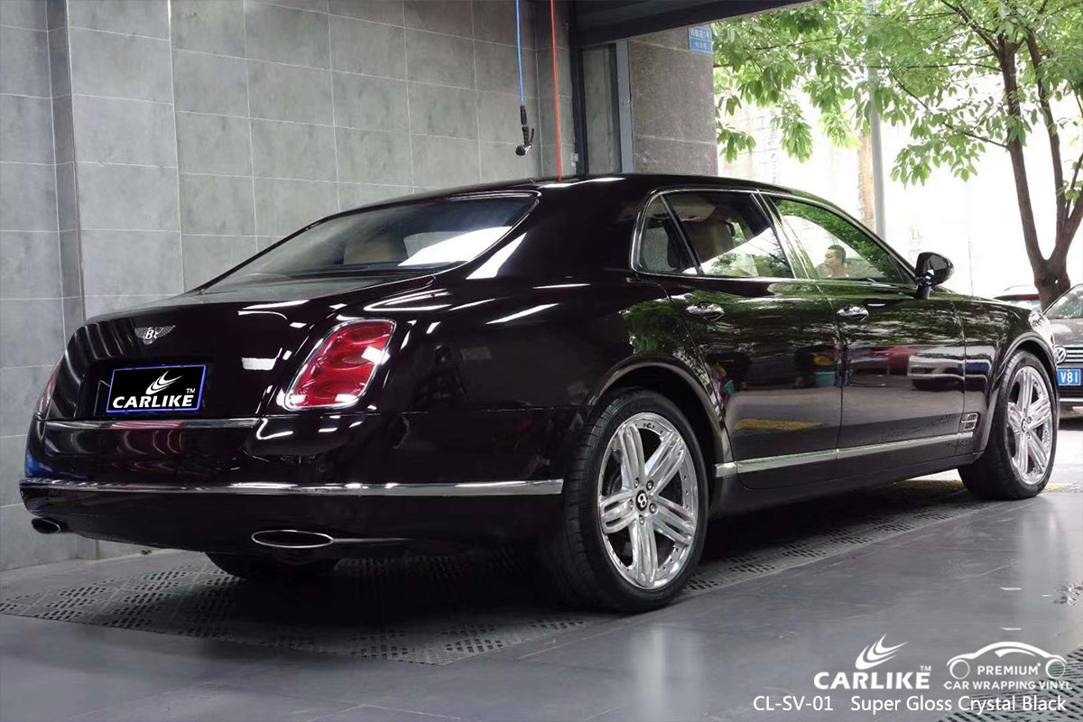 CL-SV-01 super gloss crystal black vinyl films for BENTLEY Indiana United States