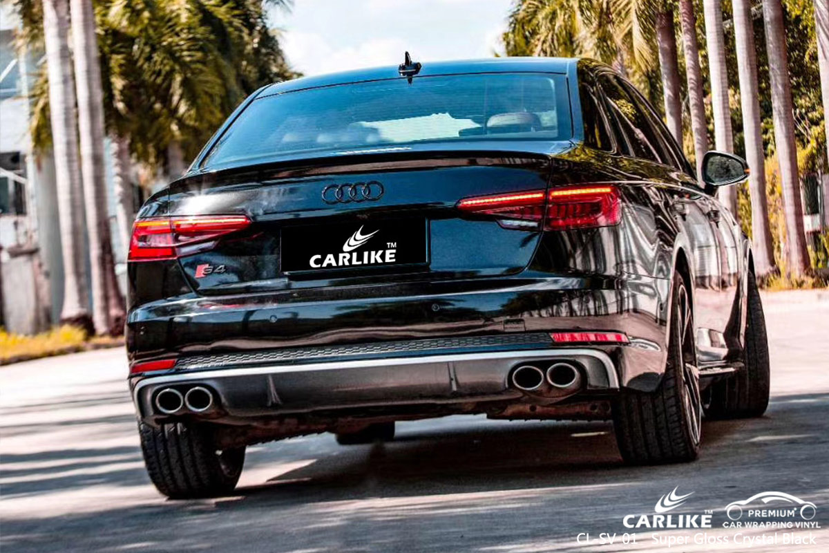 CL-SV-01 super gloss crystal black vinyl films for AUDI Montana United States