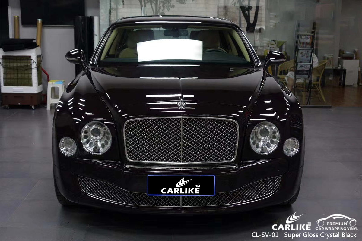 CL-SV-01 super gloss crystal black vinyl films for BENTLEY Indiana United States