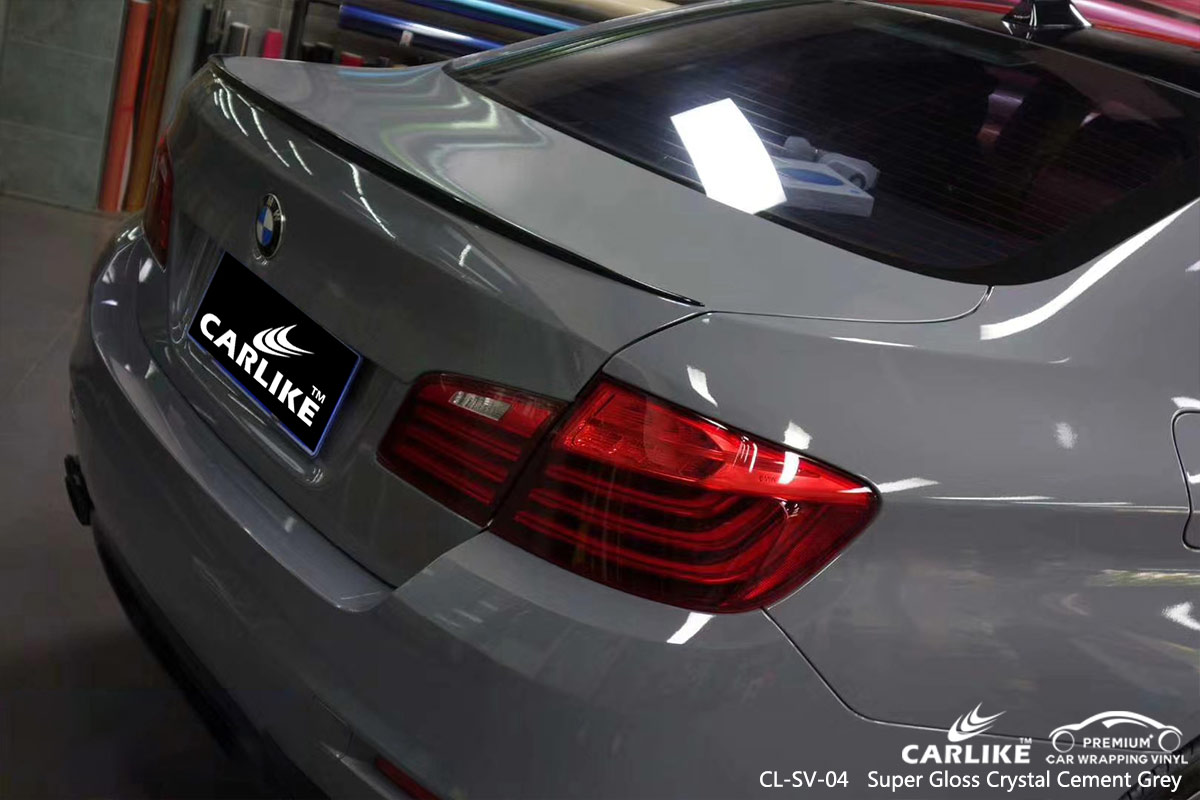 CL-SV-04 super gloss crystal cement grey wrap my car for BMW Minnesota United States