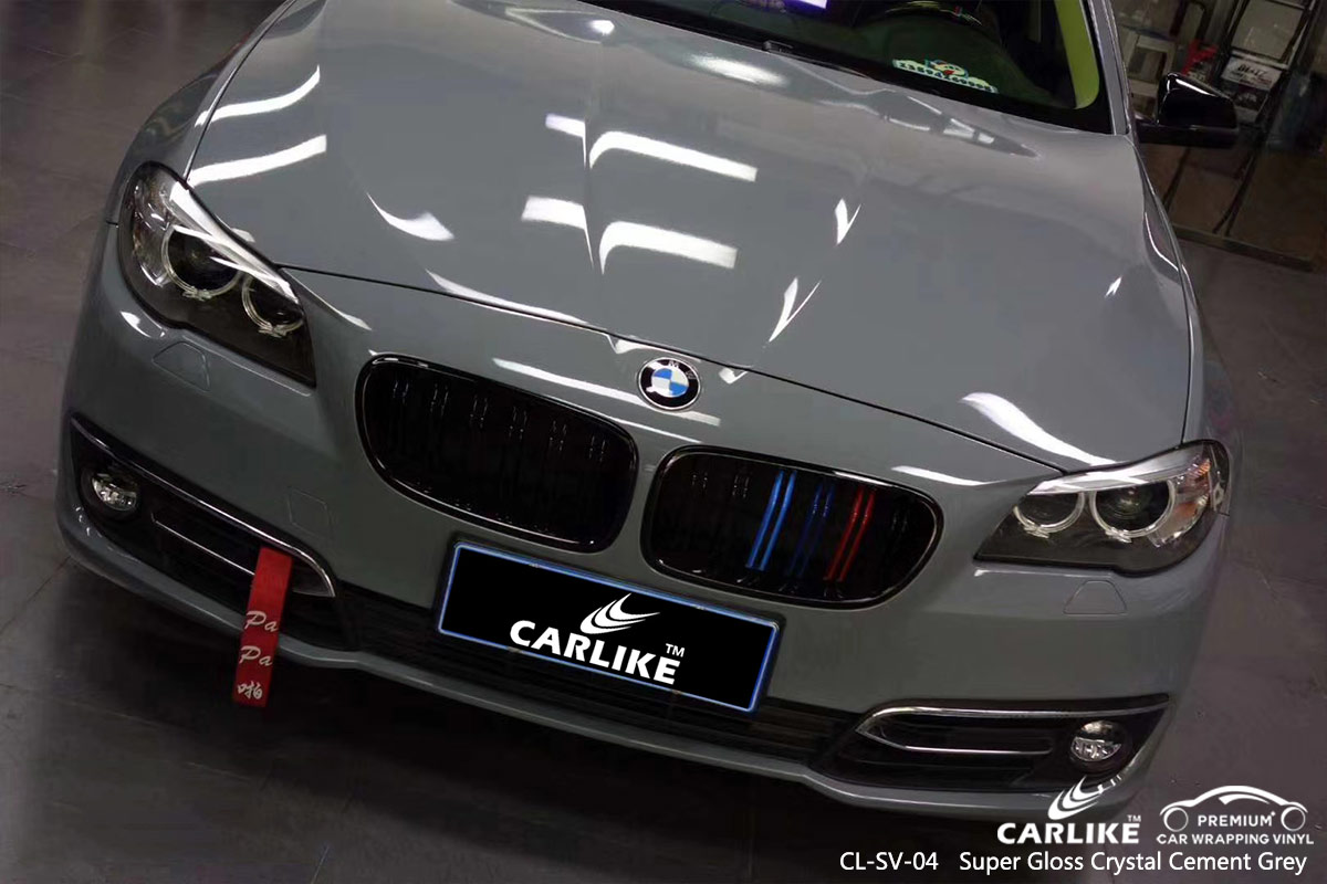 CL-SV-04 super gloss crystal cement grey wrap my car for BMW Minnesota United States