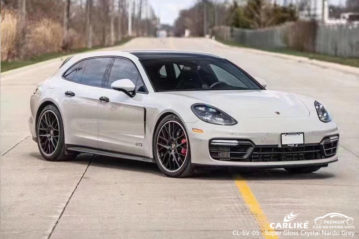 CL-SV-05 super gloss crystal nardo grey vinyl wrap my car for PORSCHE Bavaria Germany