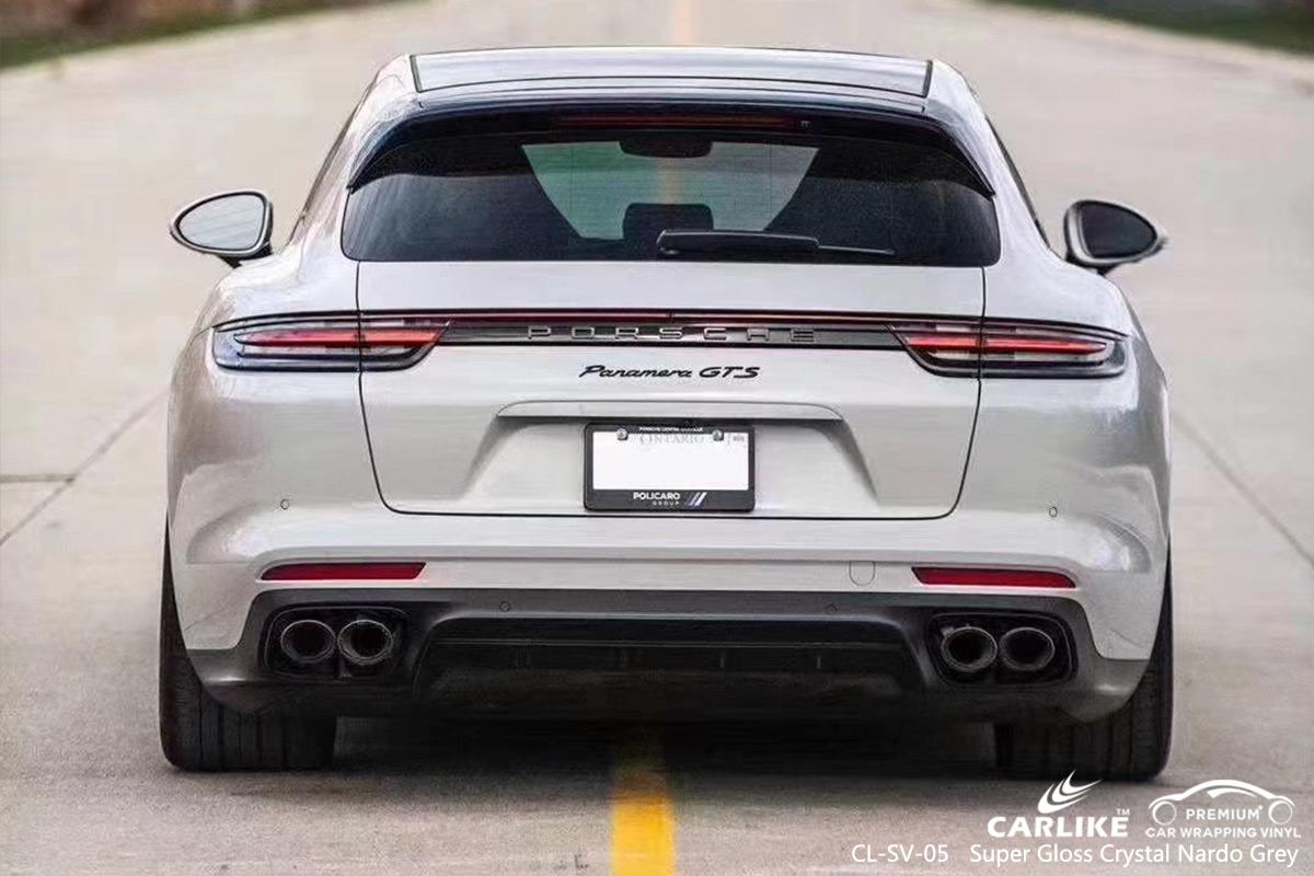 CL-SV-05 super gloss crystal nardo grey vinyl wrap my car for PORSCHE Bavaria Germany