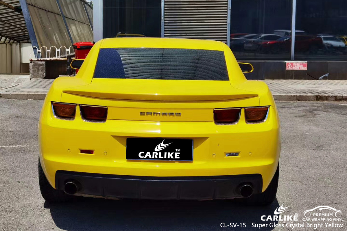 CL-SV-15 super gloss crystal bright yellow wrap vinyl for CHEVROLET Kilis Turkey