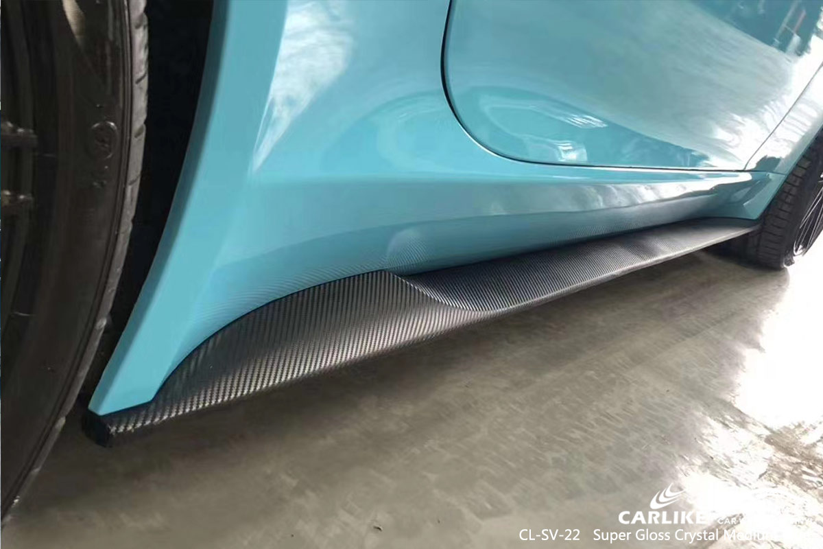 CL-SV-22 super gloss crystal medium blue car wrap gloss for JAGUAR Washington United States