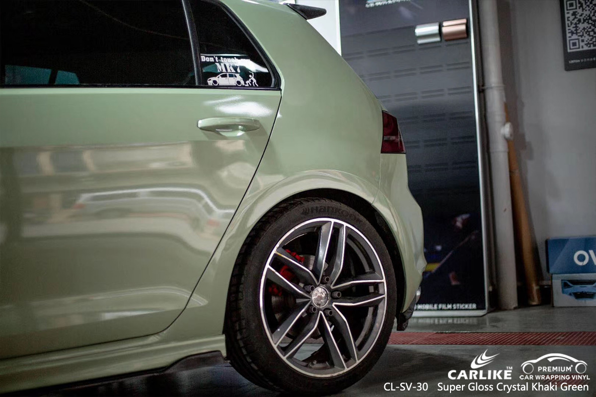 CL-SV-30 super gloss crystal khaki green wrap car black matt for VOLKSWAGEN North Rhine-Westphalia Germany