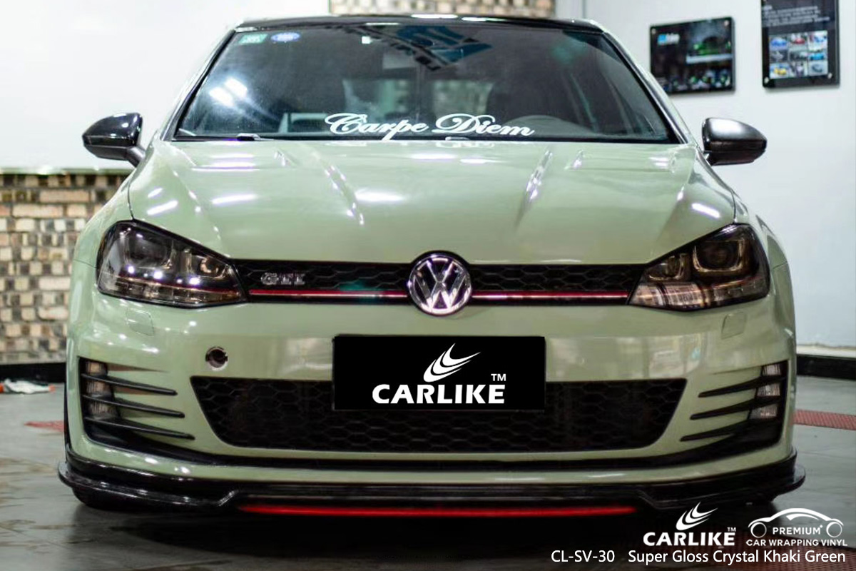 CL-SV-30 super gloss crystal khaki green wrap car black matt for VOLKSWAGEN North Rhine-Westphalia Germany