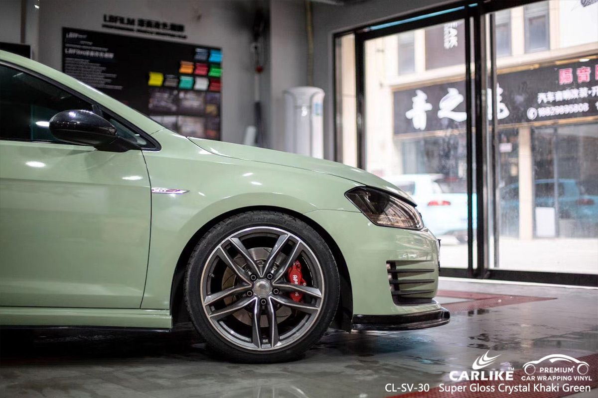 CL-SV-30 super gloss crystal khaki green wrap car black matt for VOLKSWAGEN North Rhine-Westphalia Germany